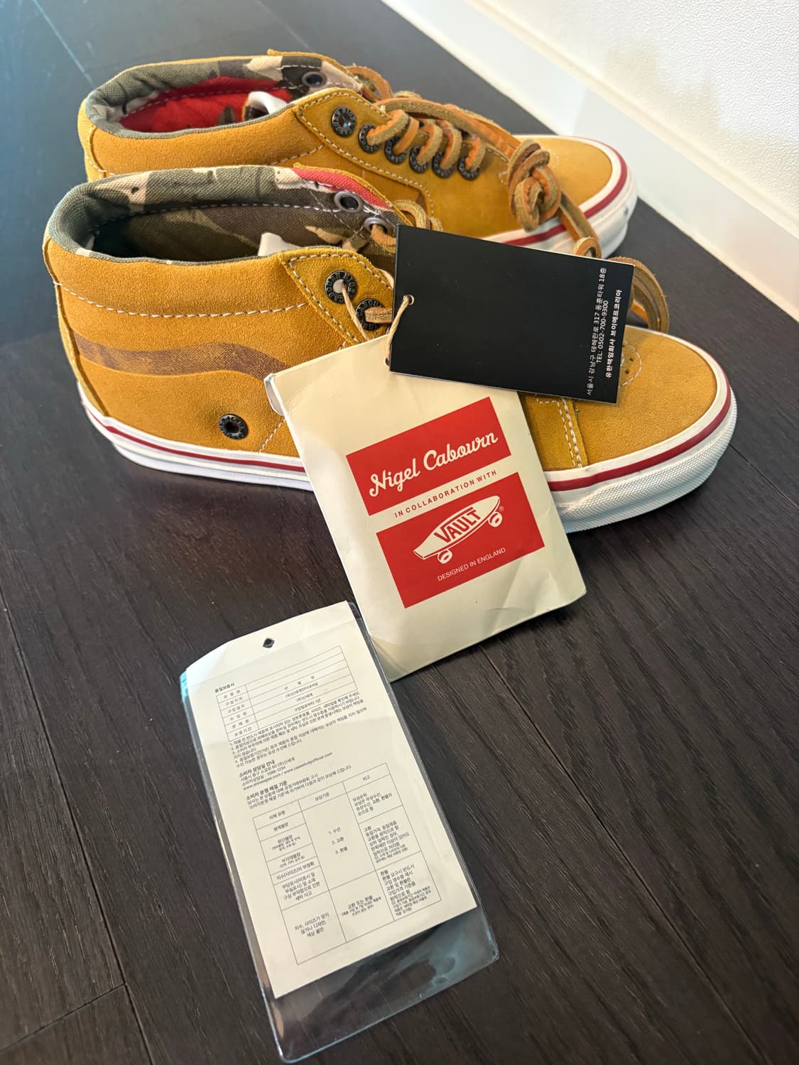 새상품) 반스 x 나이젤 카본 OG 스케이트 미드 LX 빈티지 스웨이드  상품이미지1