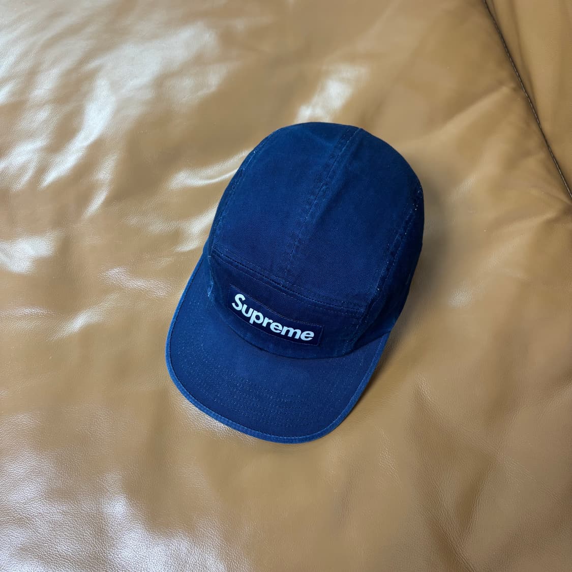 Supreme 슈프림 워시드 인디고 네이비 캠프캡 모자 (Navy) 상품이미지5
