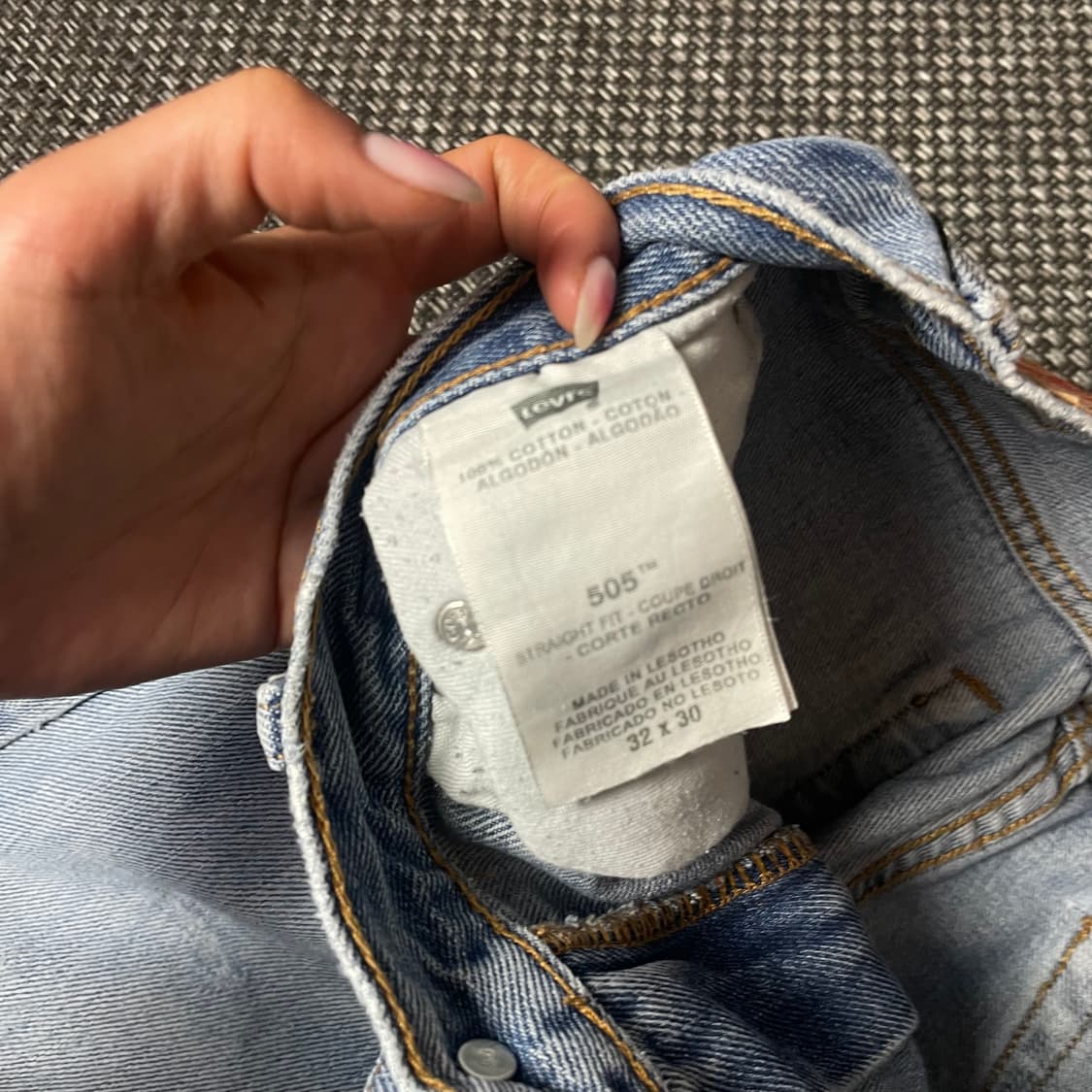 (32) 리바이스505 32x30 중청 데님 팬츠 상품이미지3