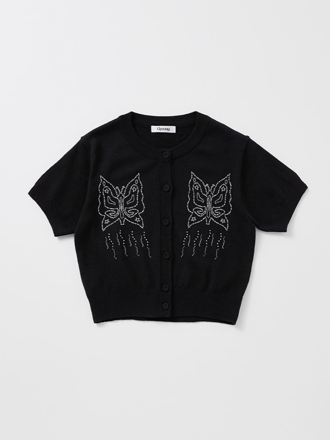 경 Gyeong Twinkle Short Sleeve Knit 상품이미지1