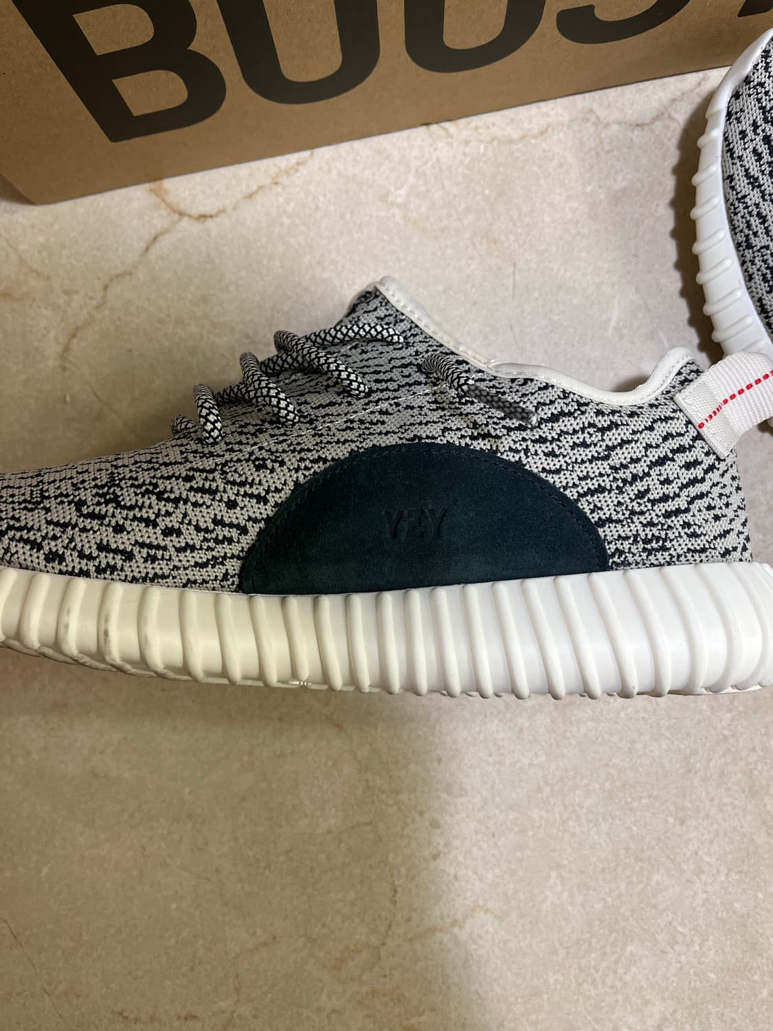 이지부스트 350 터틀도브 275사이즈 상품이미지5