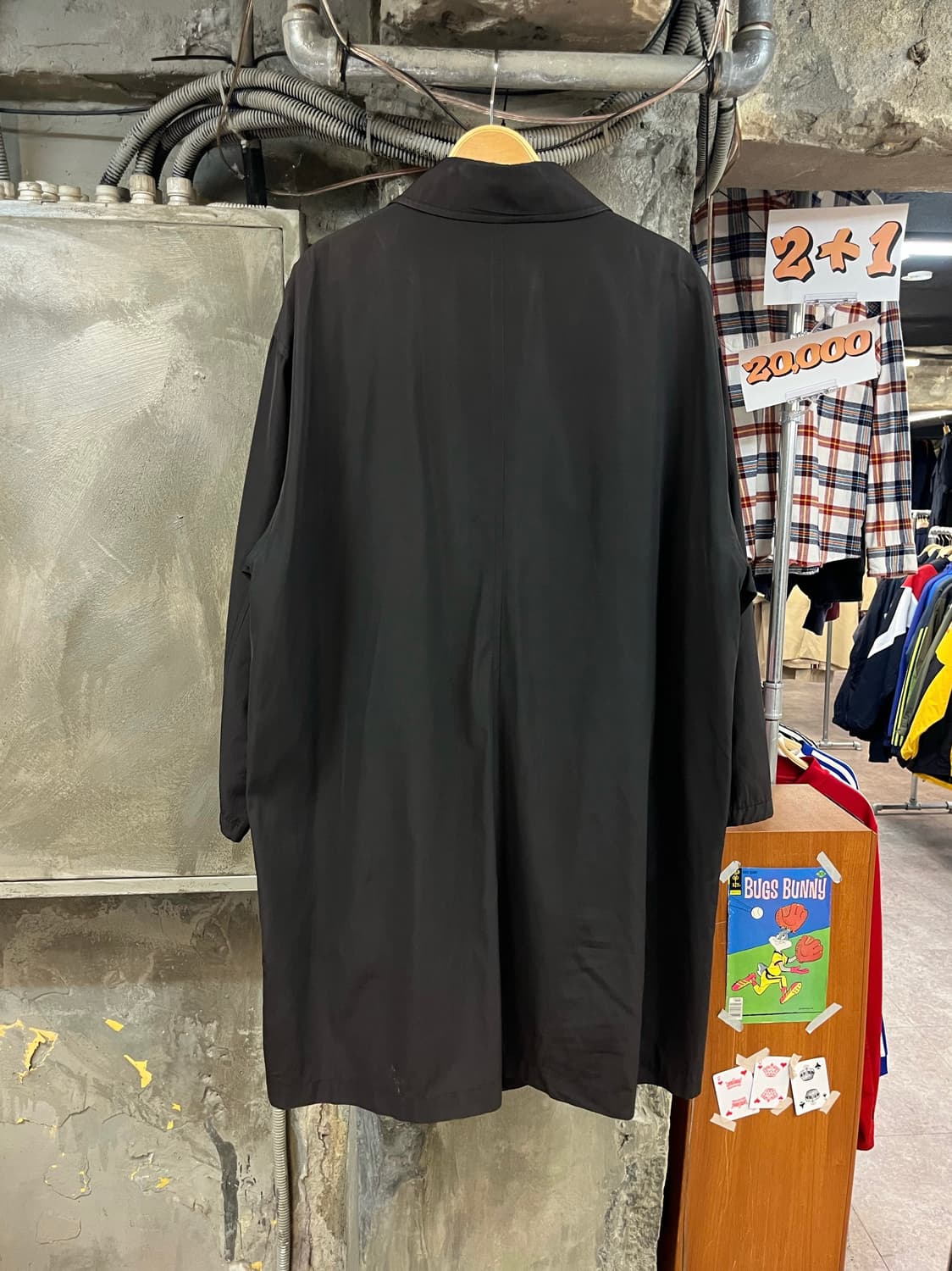 휴고 보스 카라 롱 자켓 차콜 #csz3461 상품이미지2