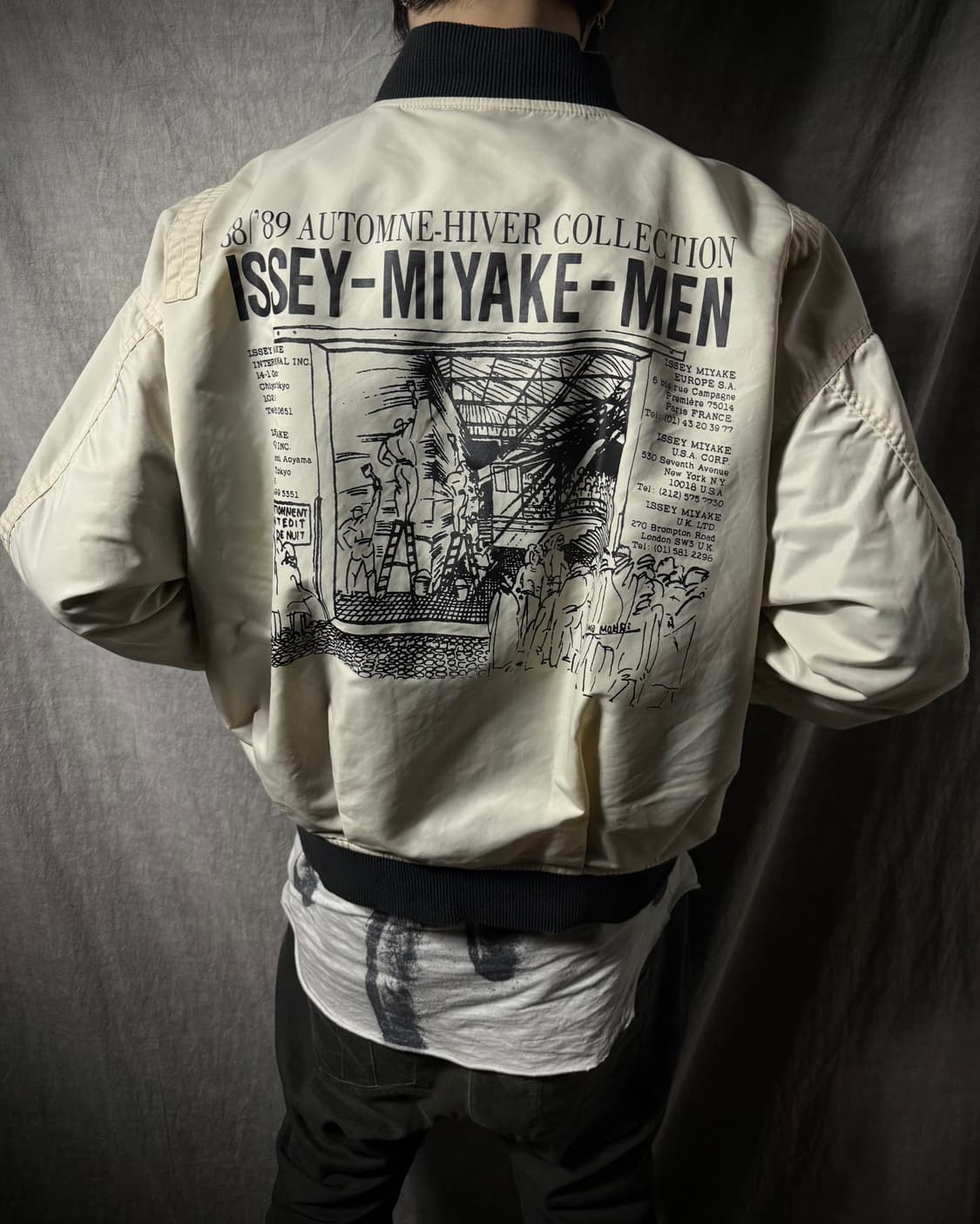 ISSEY MIYAKE MEN 88/89AW Staff Bomber 상품이미지1