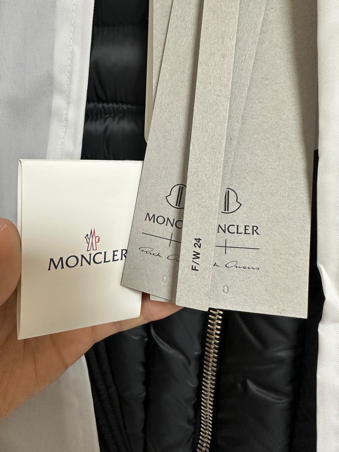 릭오웬스 x 몽클레어 메가펜타 플라이트 퀼팅 경량 상품이미지8