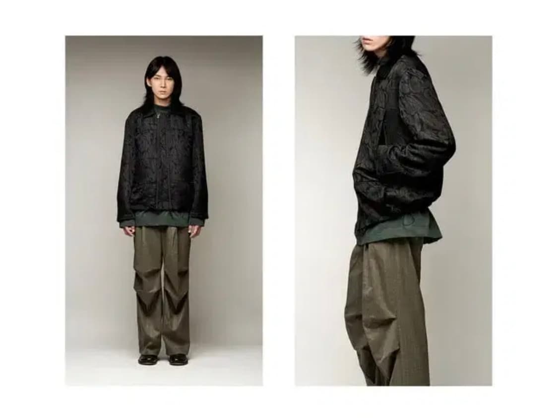 해칭룸 Double Zip Jacket Flower Jacquard 상품이미지2