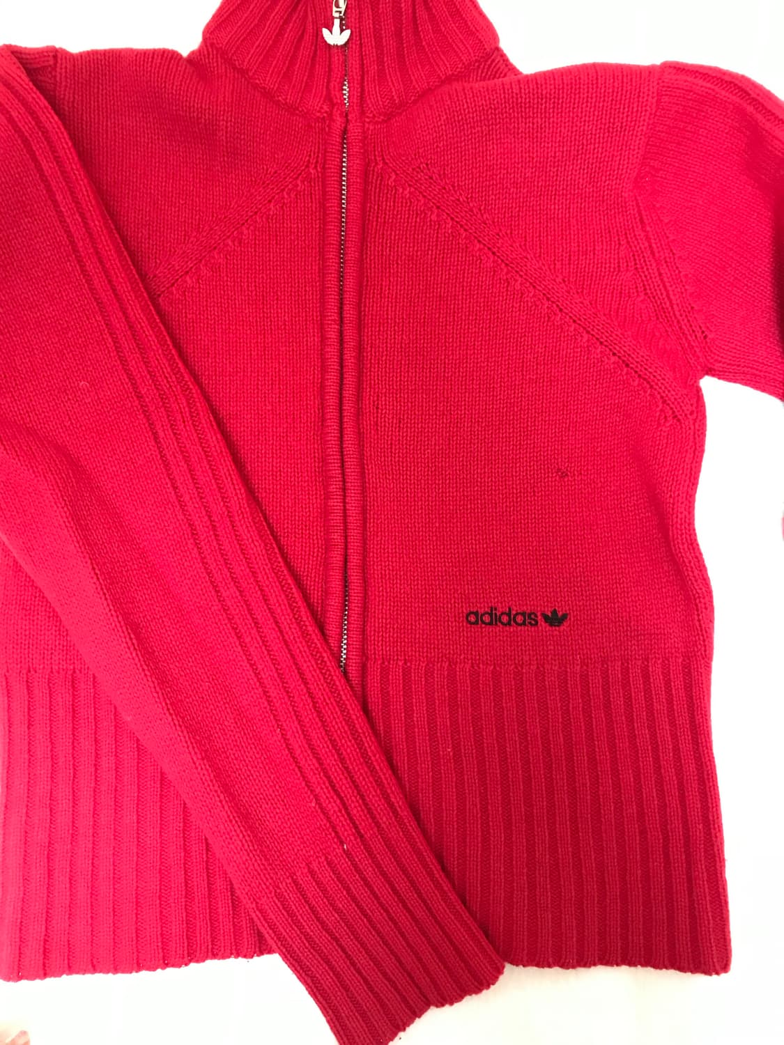 아디다스 빈티지 니트 집업 상품이미지5