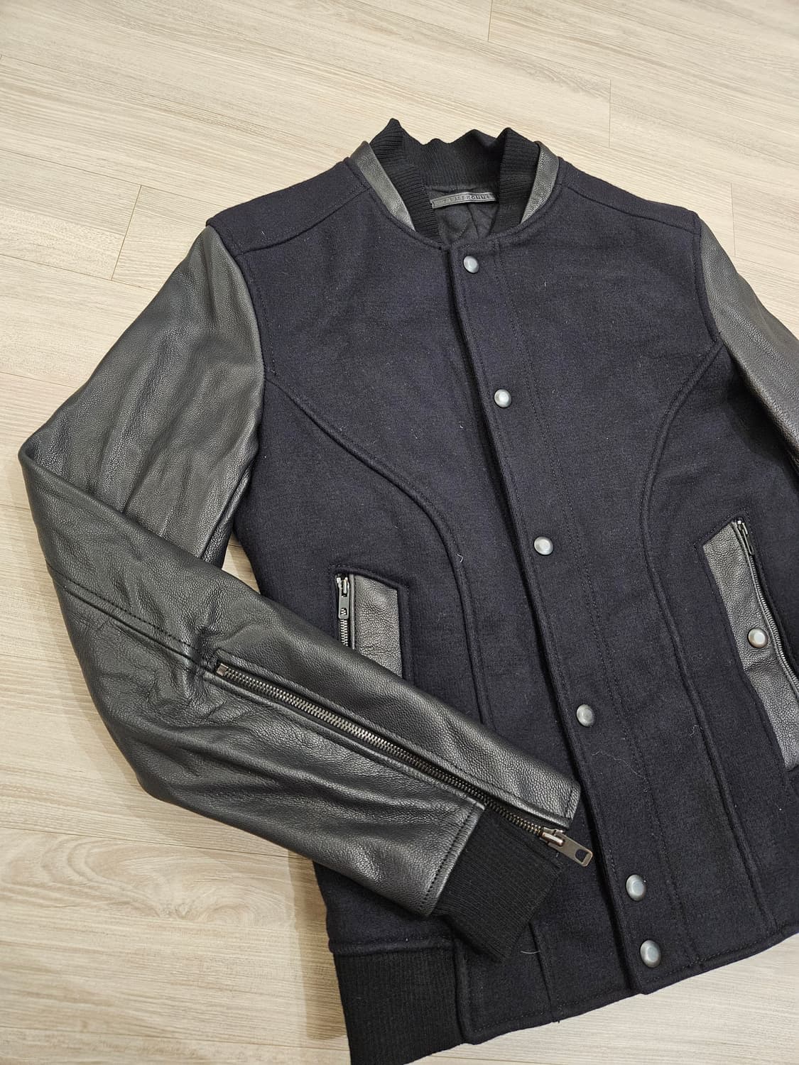 타임옴므 염소가죽 바시티자켓100 상품이미지3