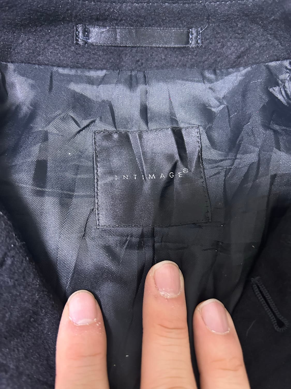 일본판 캐시미어100프로 INTIMAGE 코트 사이즈 105~110 상품이미지3