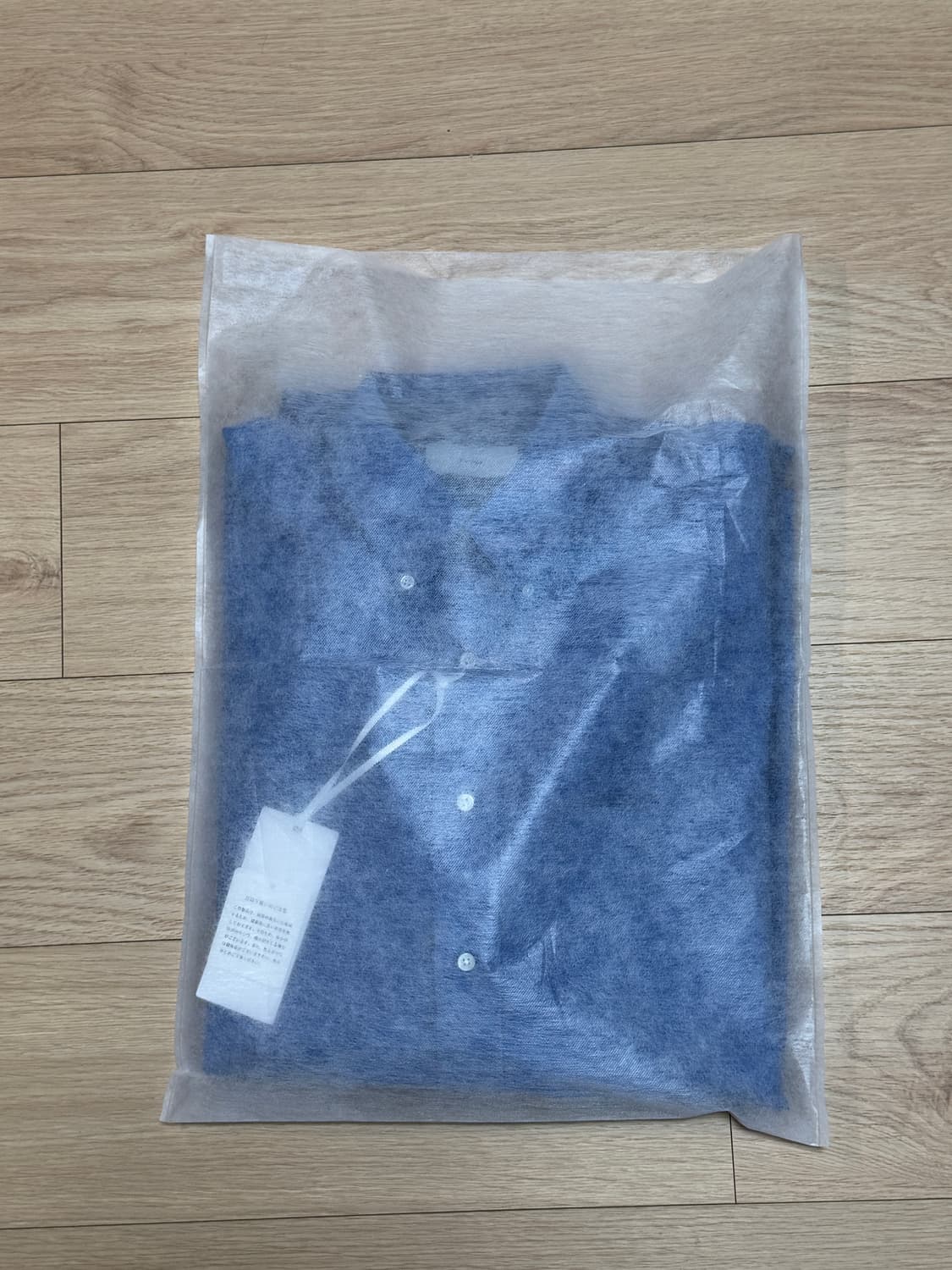 그라프페이퍼 옥스포드 L/S 오버사이즈 셔츠 (SAX  컬러) 상품이미지3