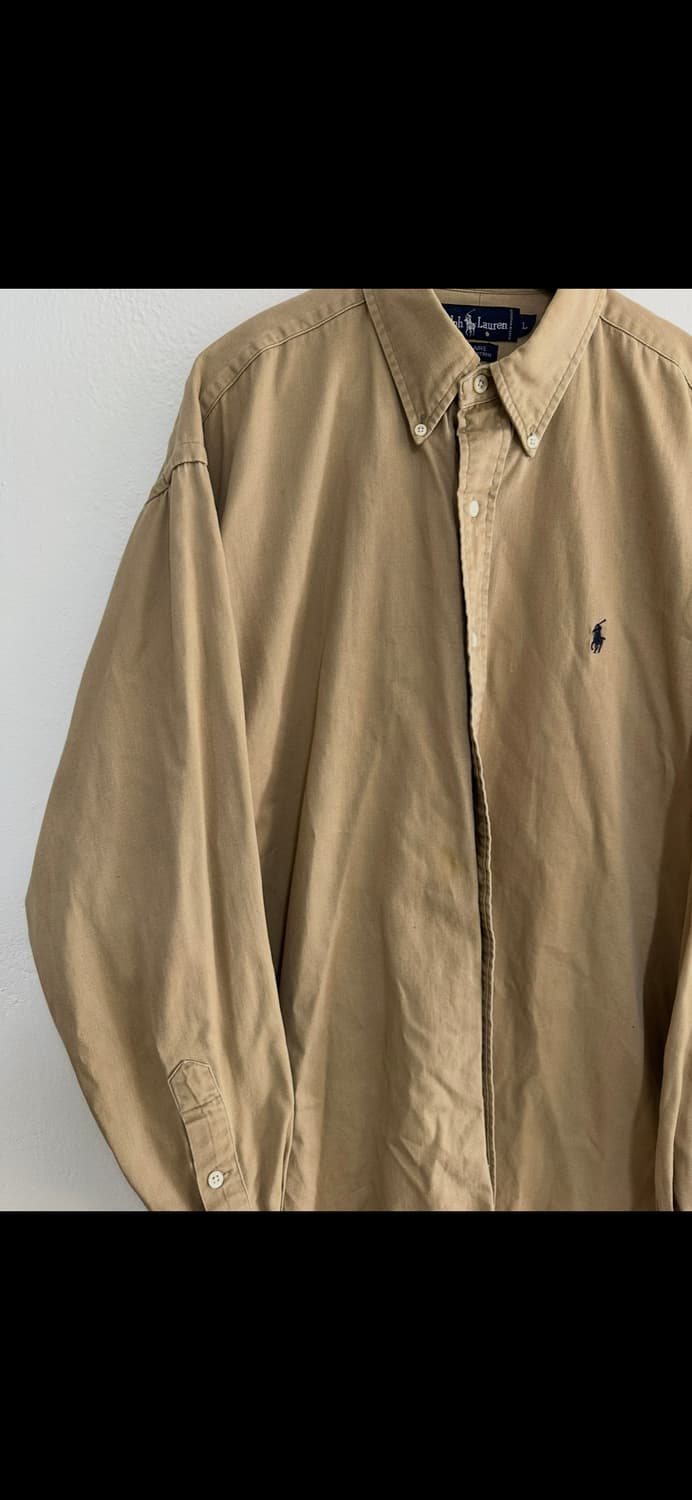 폴로 랄프로렌 베이지 셔츠 상품이미지5