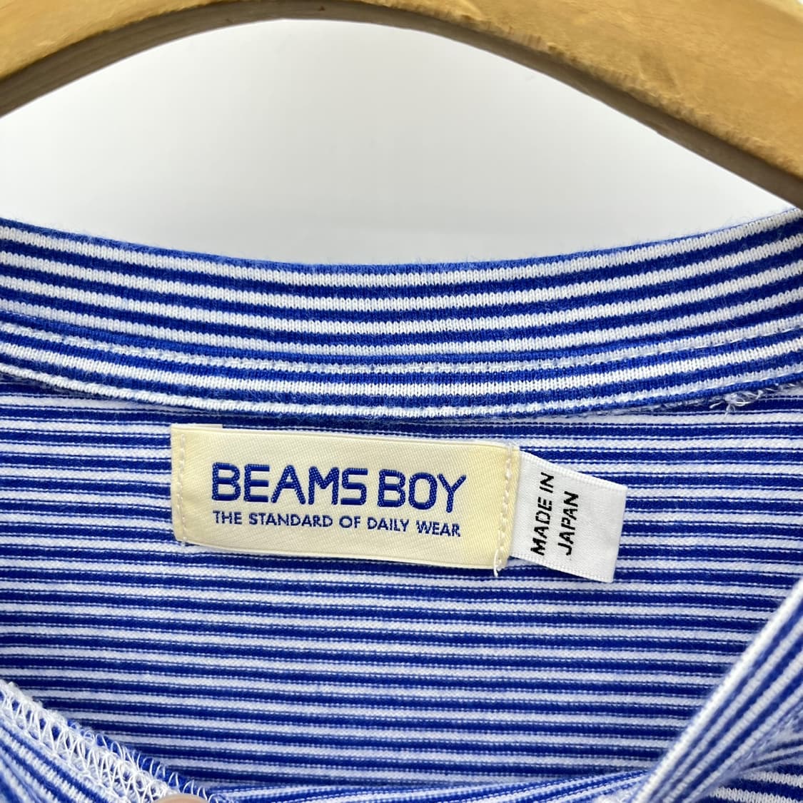 [Beams Boy] 빔즈보이 스트라이프 포켓 티셔츠 상품이미지5