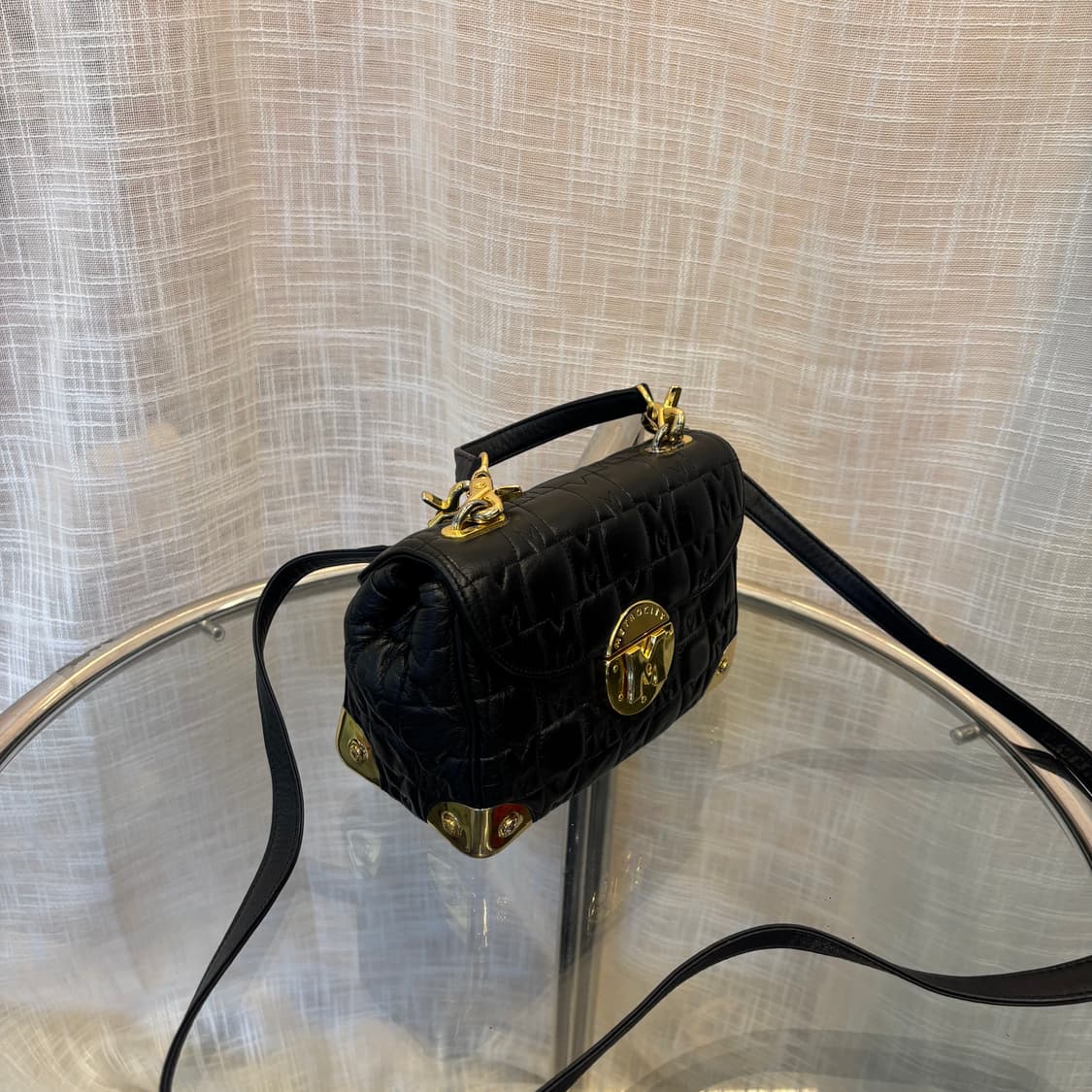 정품 메트로시티 퀄팅 금장 크로스 토트백     상품이미지4