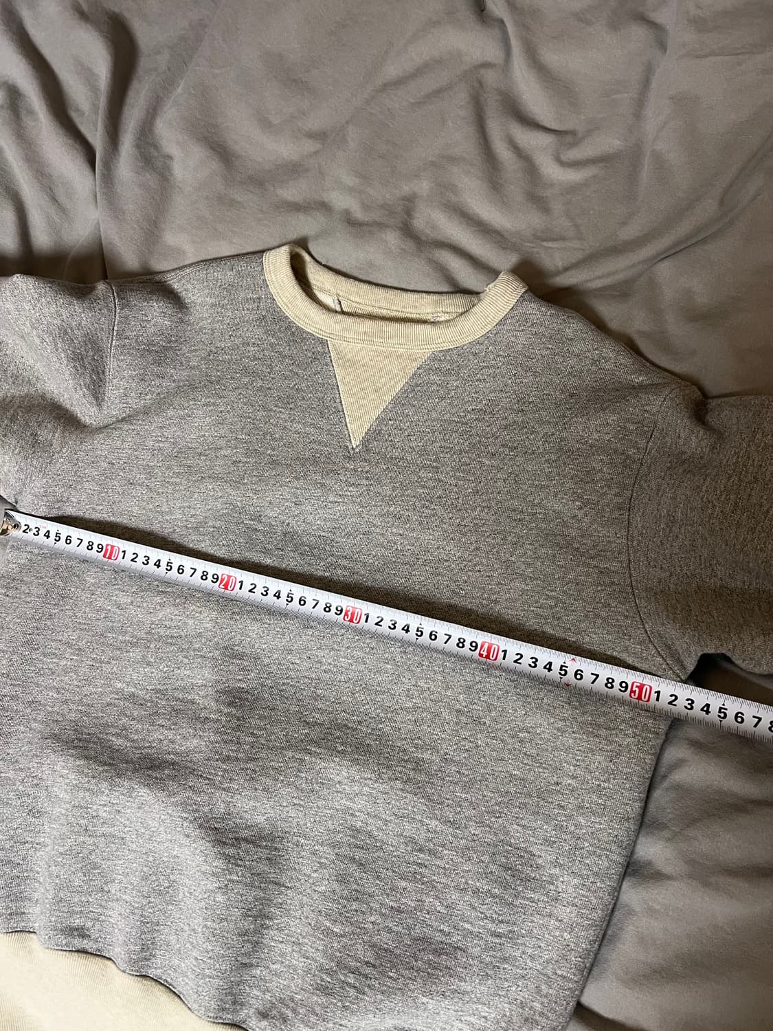 브론슨 헤비웨이트 그레이 맨투맨 스웻 M 38 새제품 상품이미지6