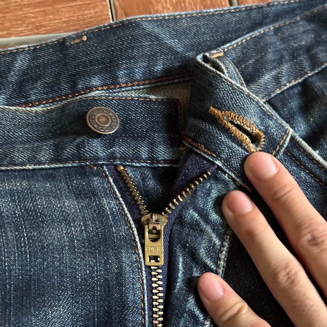 Edwin 403 vintage washing denim pants 상품이미지4