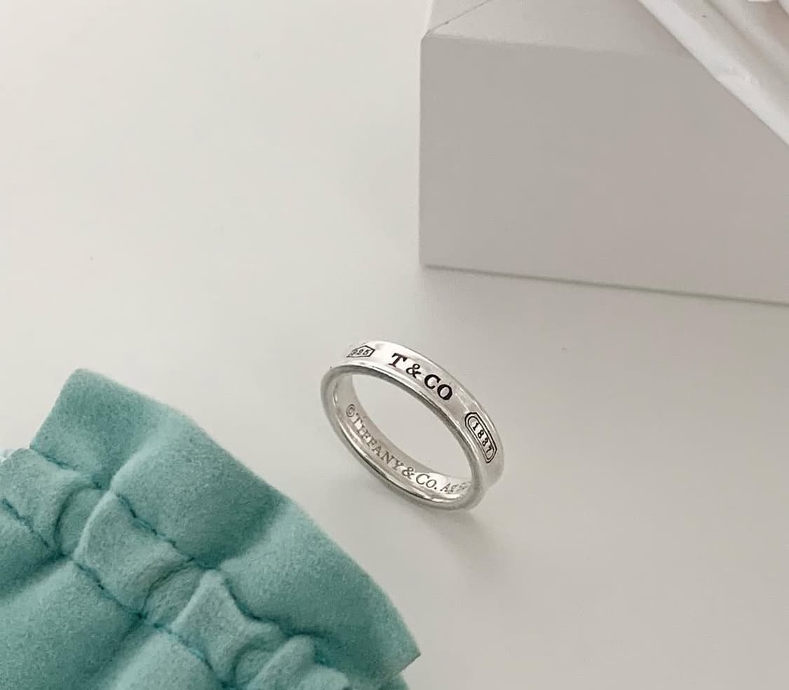 빈티지 티파니앤코 1837 스털링 실버 반지 상품이미지9