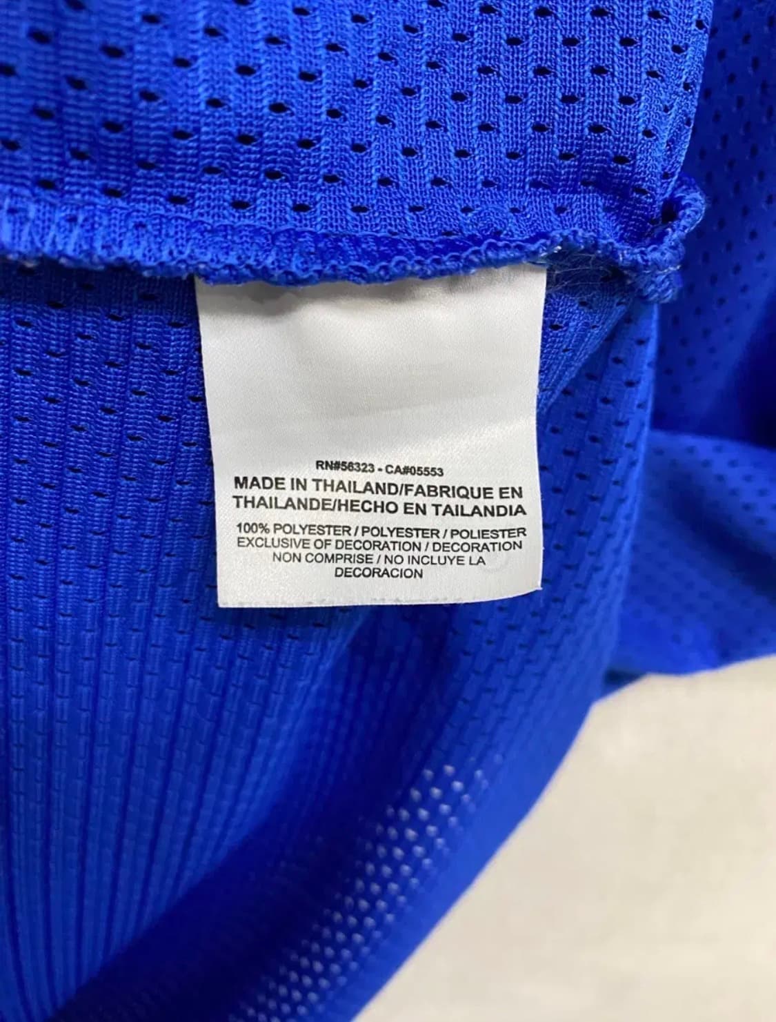 조던 에어 베스킷볼 져지 블루 화이트 L 상품이미지6