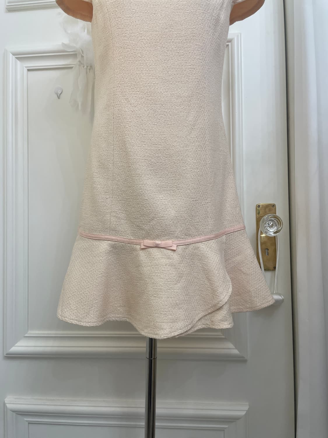 sheer coral twinkle tweed french sleeve 상품이미지9