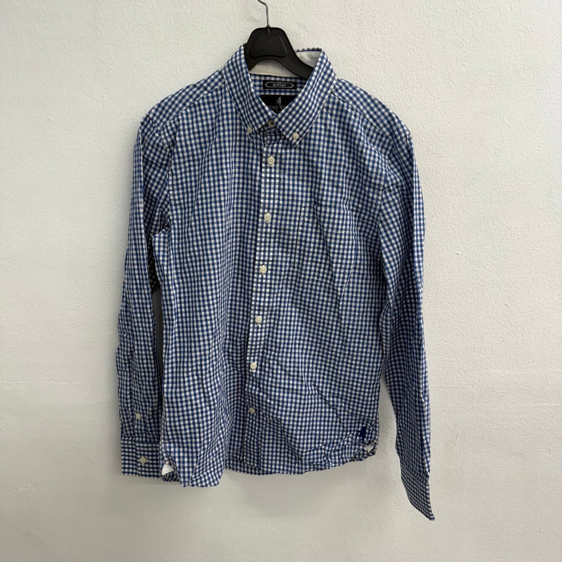 티니위니 깅엄체크 긴팔 셔츠 (M) 상품이미지1