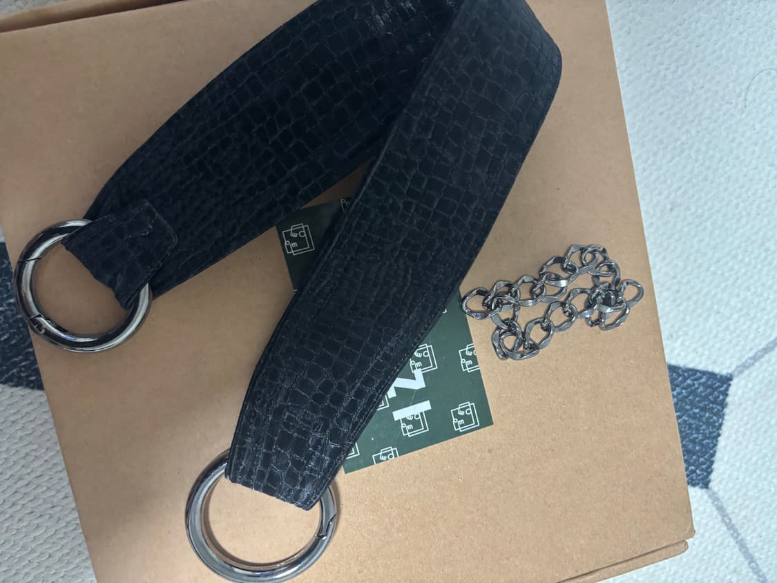 백지프로덕트 글로시 백 (블랙) 상품이미지4