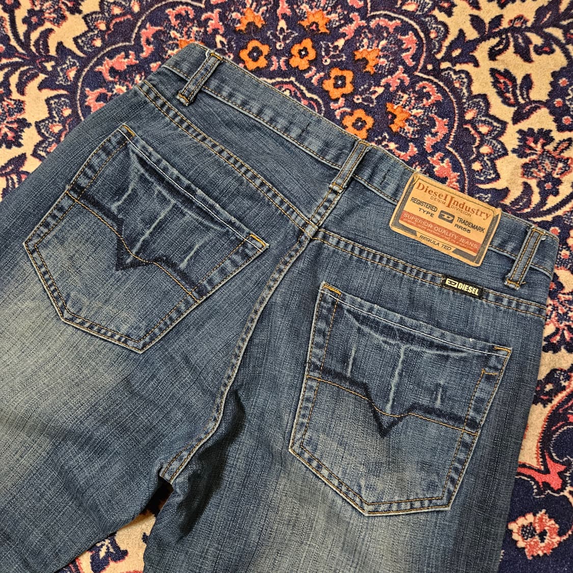 디젤(Diesel) 빈티지 포켓 워시드 데님 팬츠 30 상품이미지6