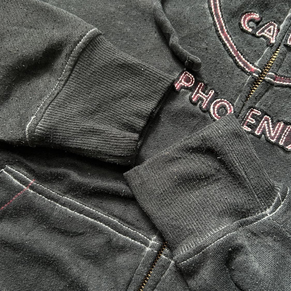 하드 락 카페 빈티지 워싱 후드집업 상품이미지5