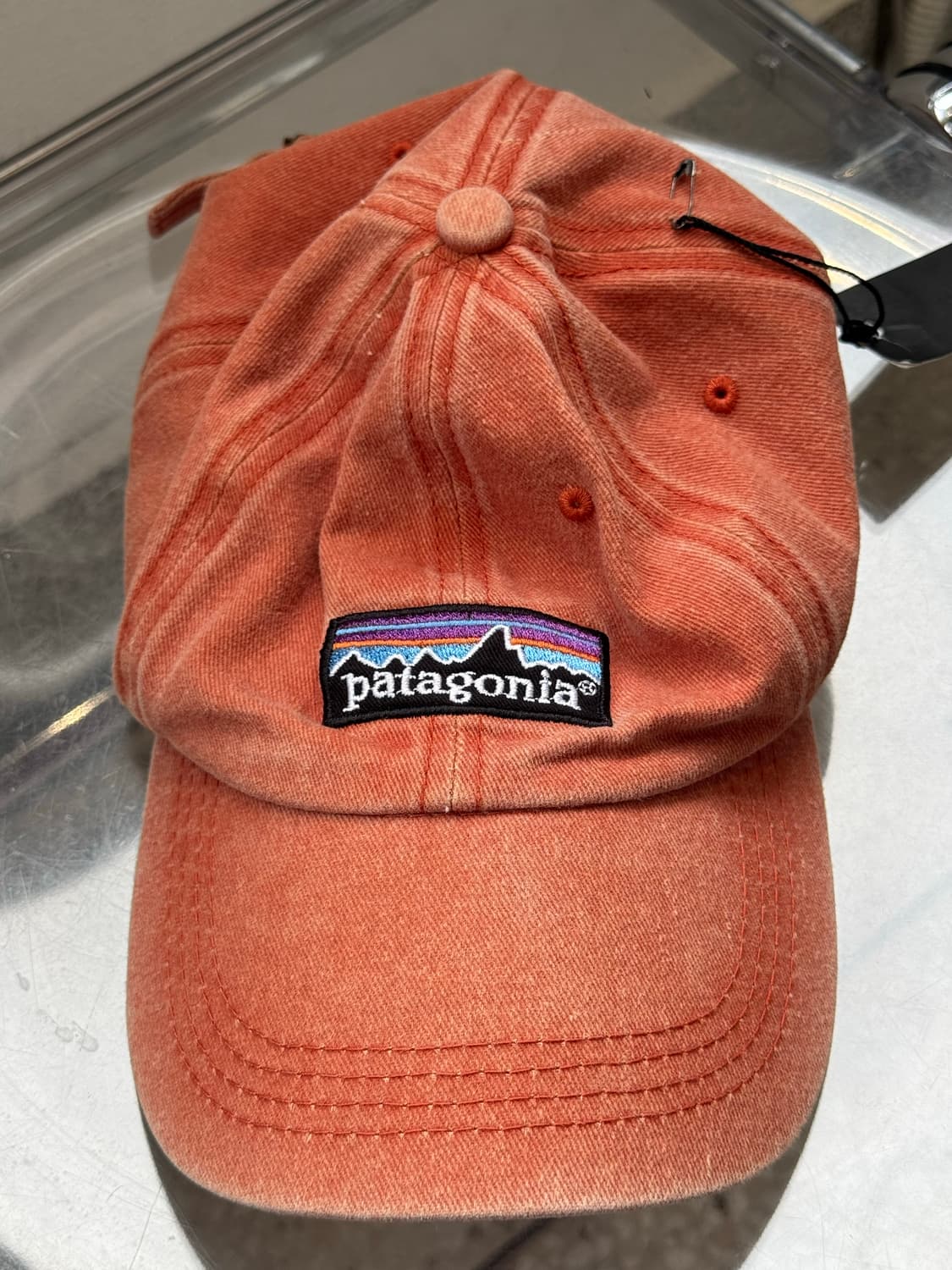 Patagonia P-6 Label Trad Orange Cap 상품이미지4