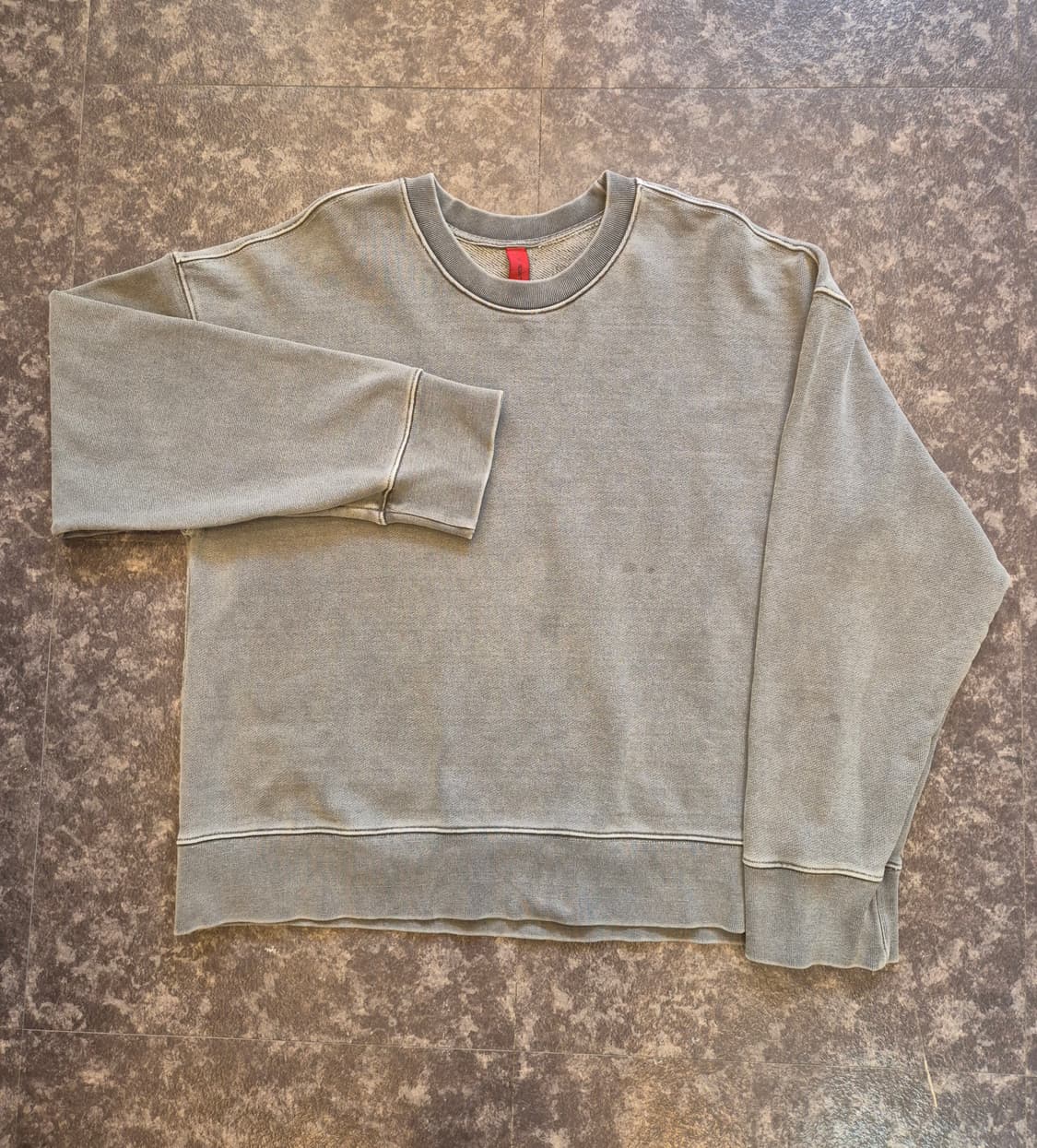 어텐션로우 로코 피그먼트 헤비 맨투맨 - 사이즈 1 상품이미지1