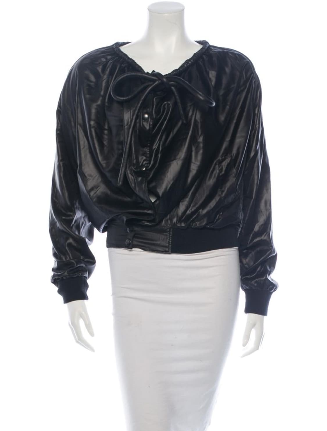 MARTIN MARGIELA Leather Effect Bomber 상품이미지4