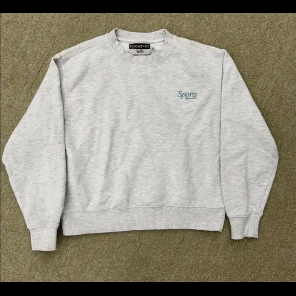 typeservice sports 타입서비스 맨투맨  m 상품이미지1