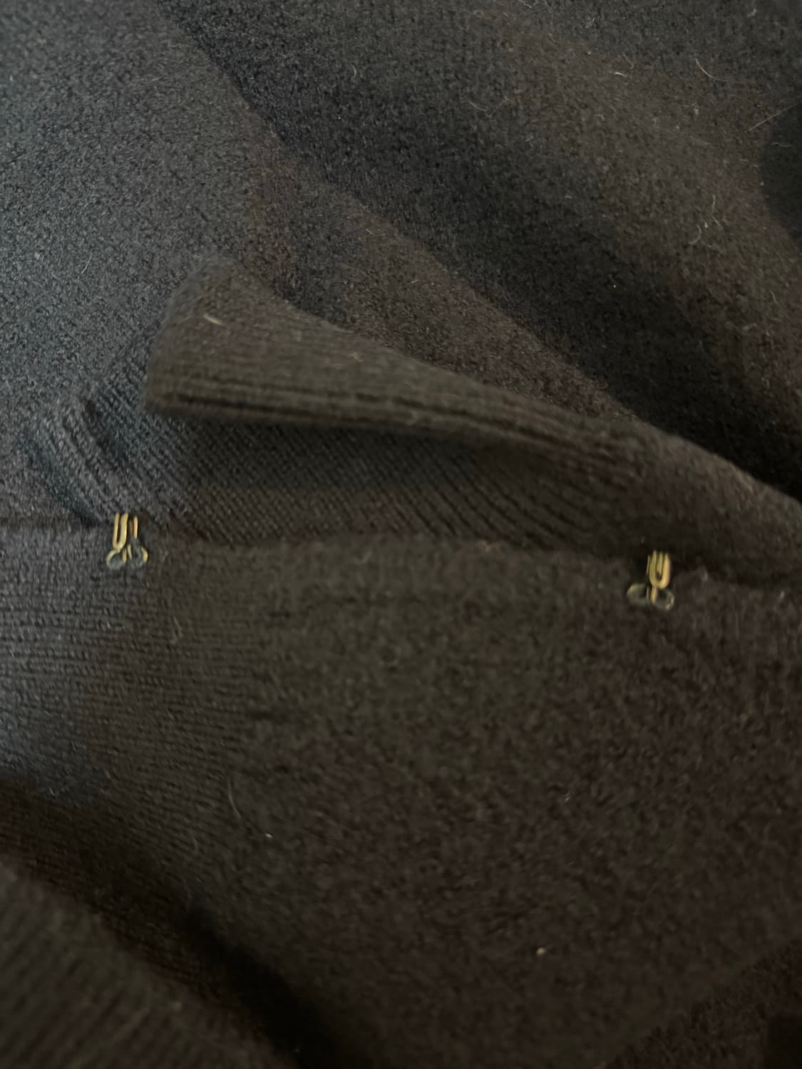 comme des garcons navy knit cardigan  S 상품이미지4