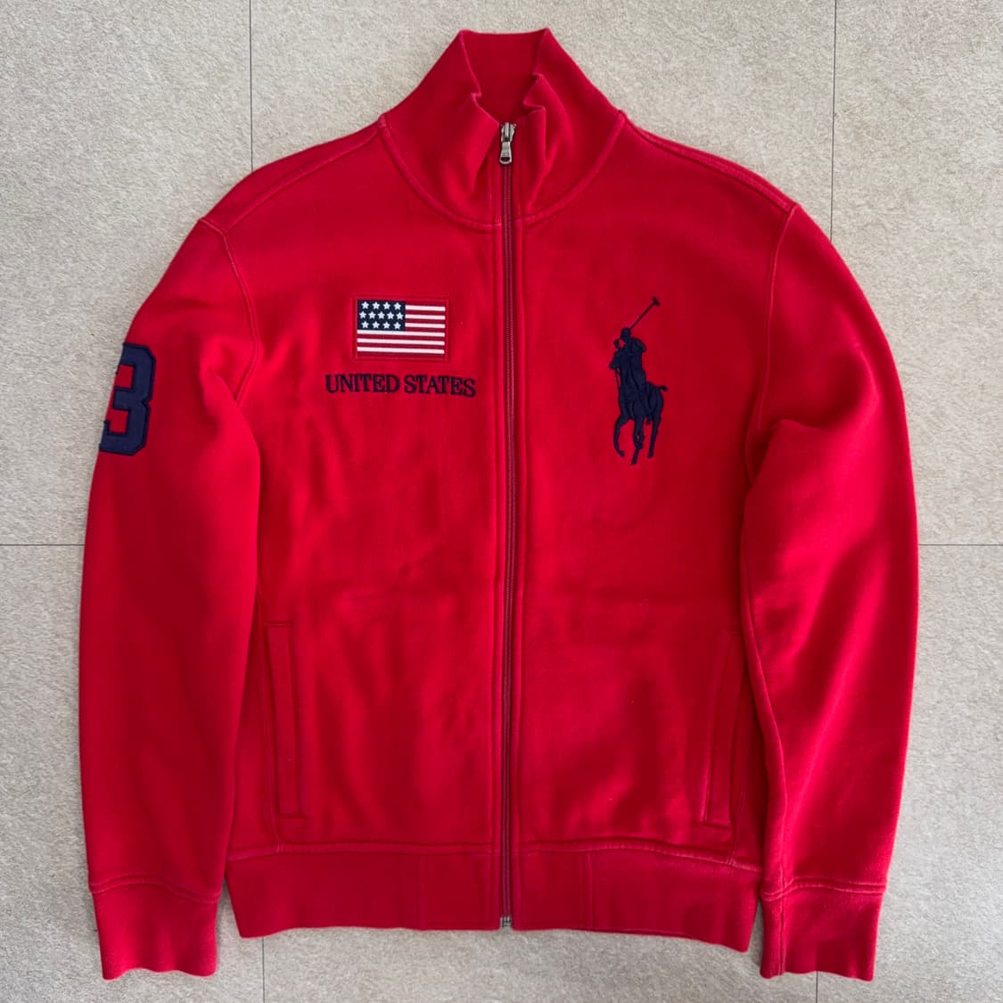 폴로 빅포니 성조기 집업 상품이미지1