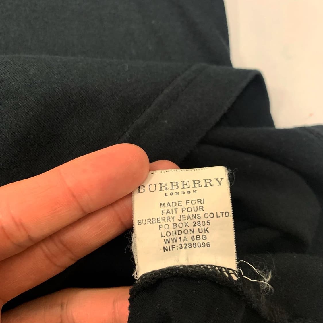 버버리 블랙 반팔 티셔츠 상품이미지4