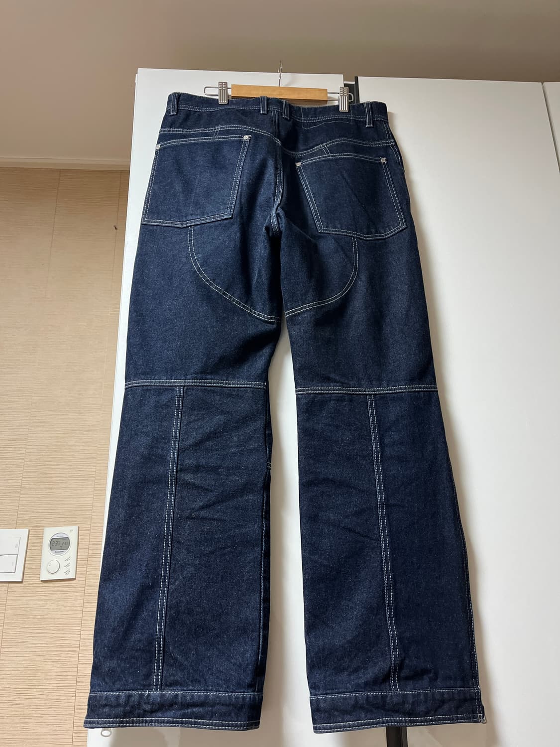 [31] 앤더슨벨 셀비지 인디고 지퍼 와이드 레그 진 상품이미지2