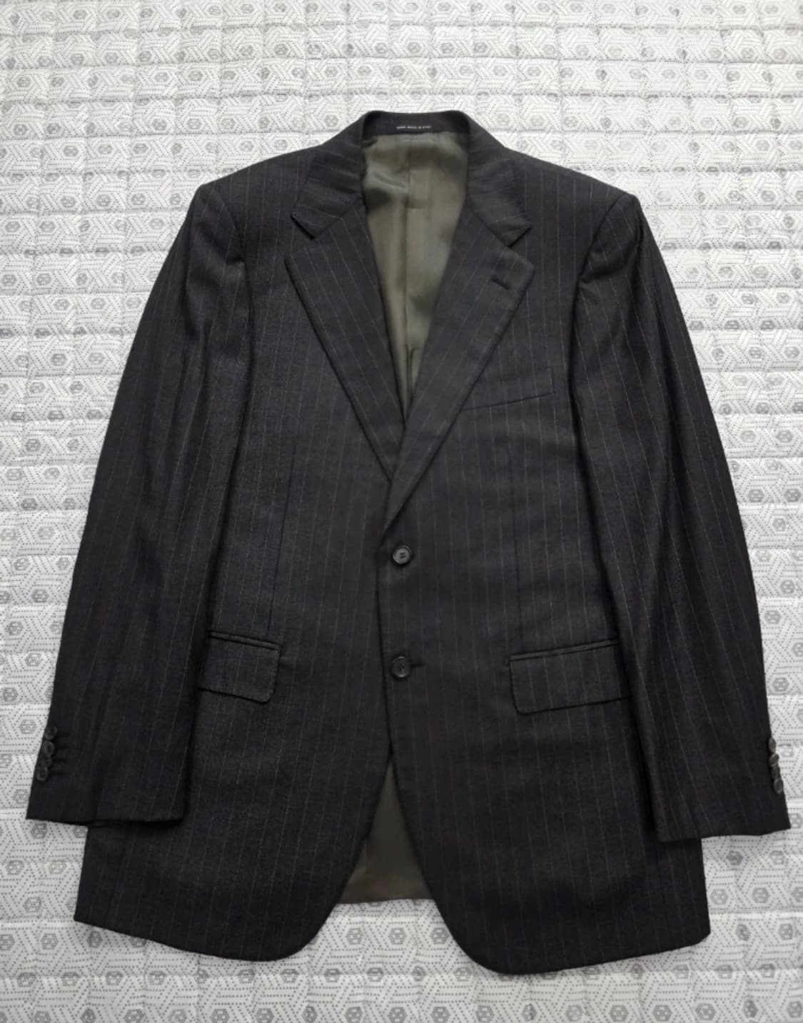 로로피아나 남성 스트라이프 정장 셋업 52R 상품이미지2