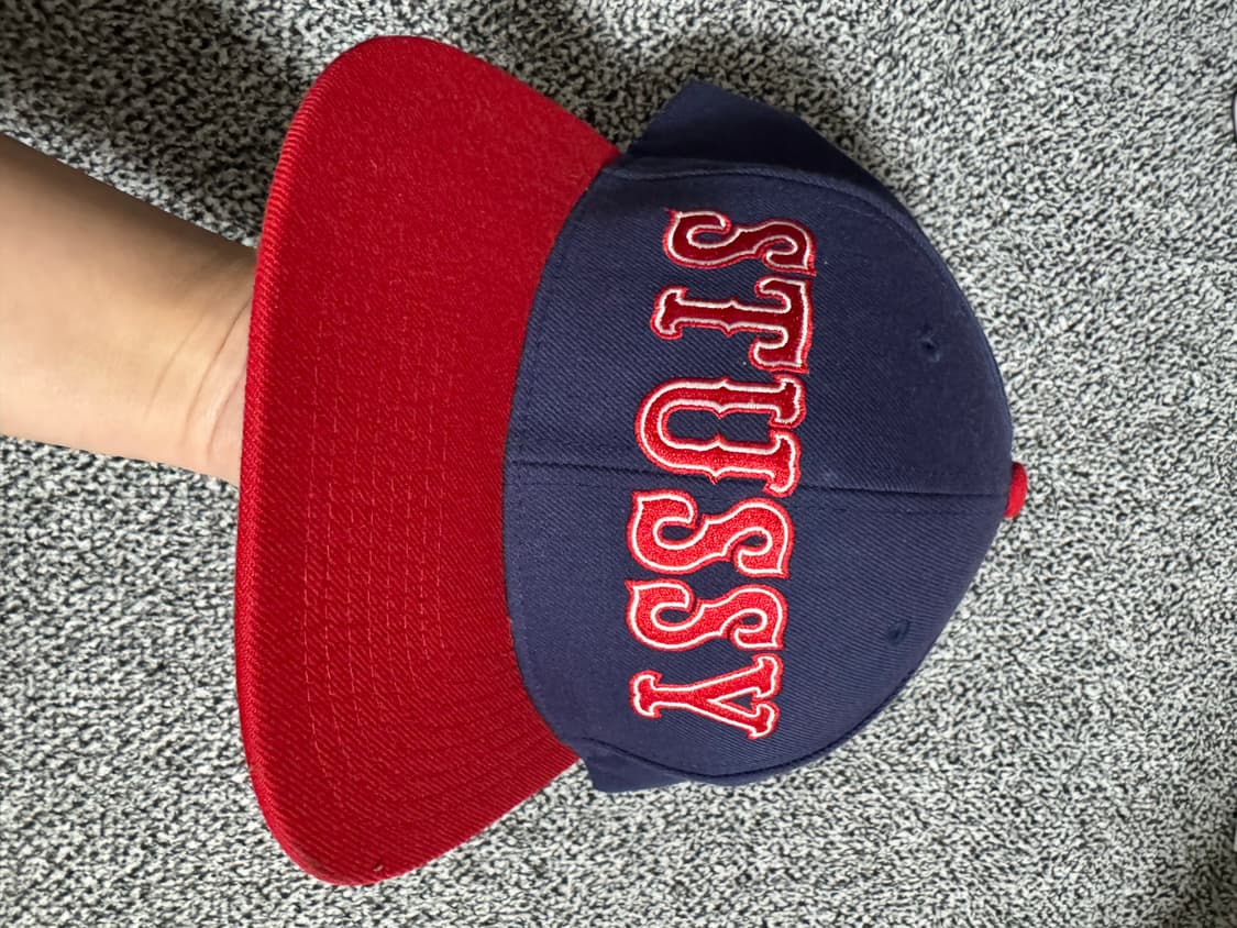 스투시X스타터 콜라보 빈티지 스냅백 모자 상품이미지2