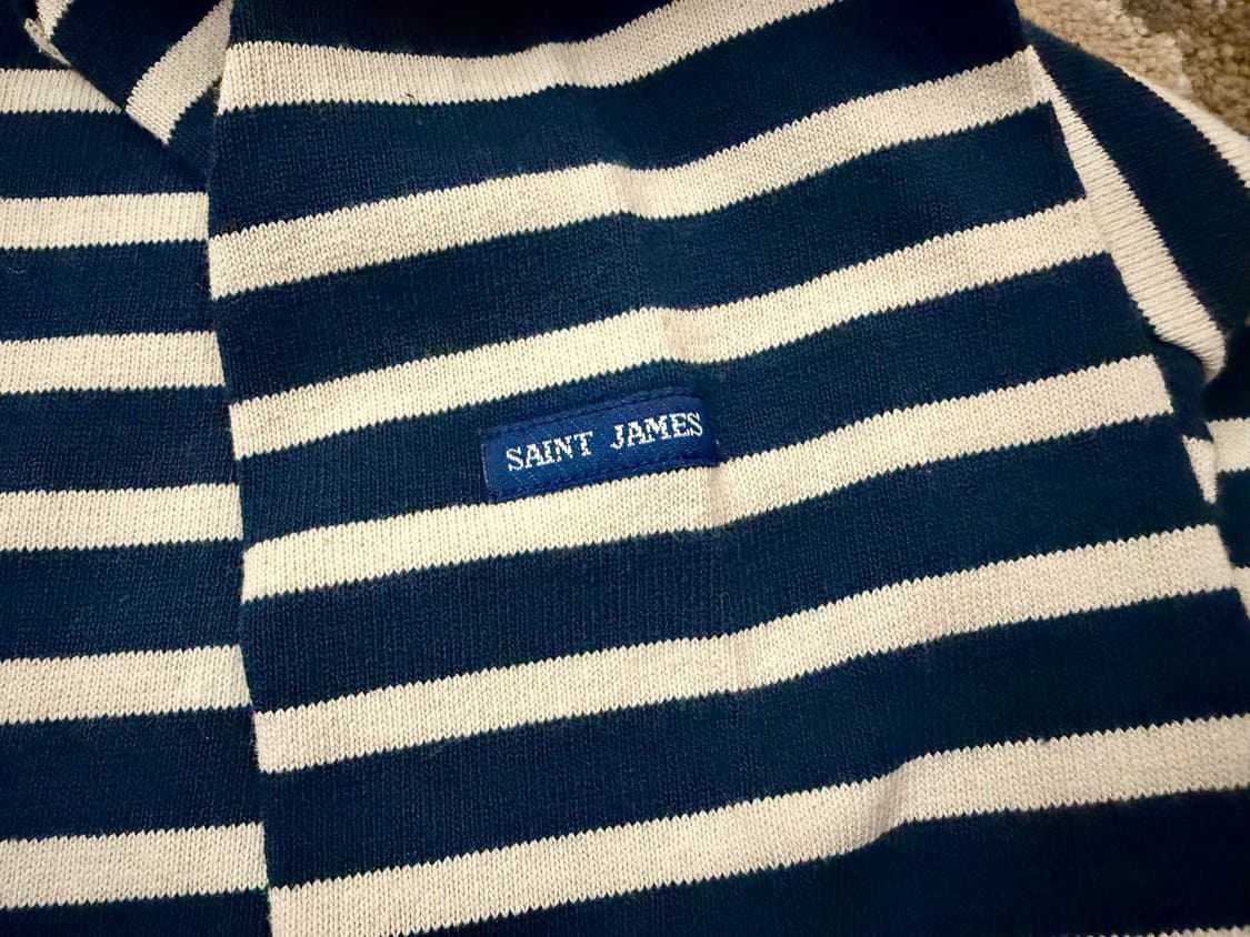 [세인트제임스] 길도 네이비 스트라이프 L (실측95-100) 상품이미지5