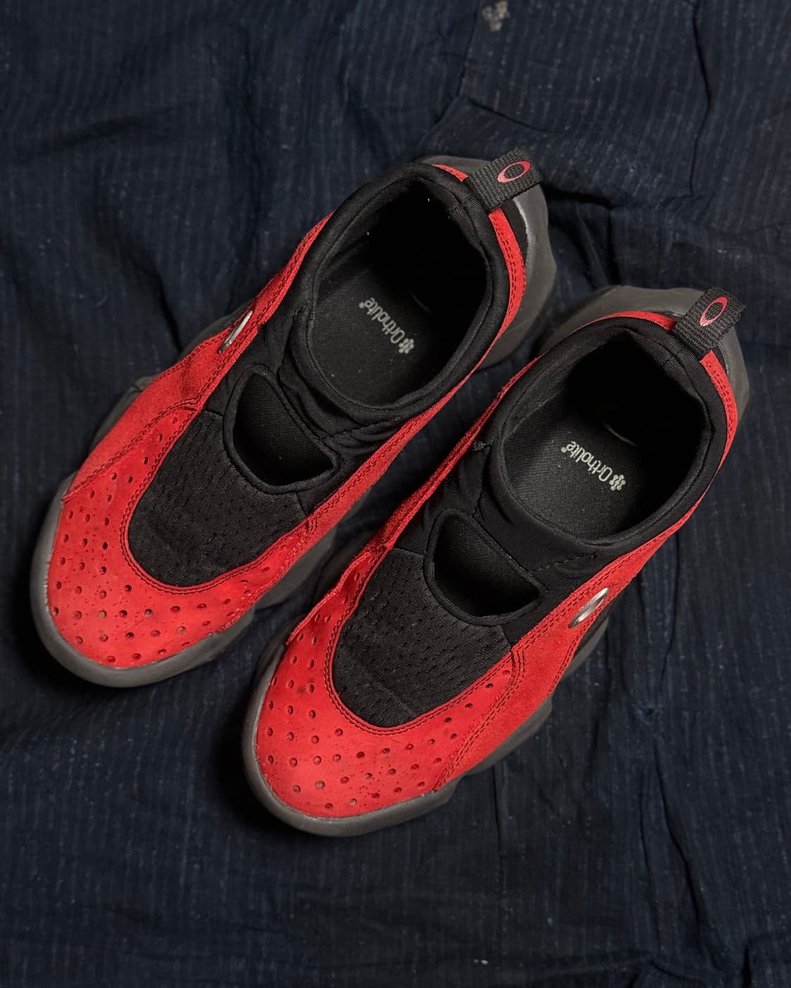 오클리 x 브레인 데드 스웨이드 플래쉬 샌들 [라바/블랙] US9 상품이미지2