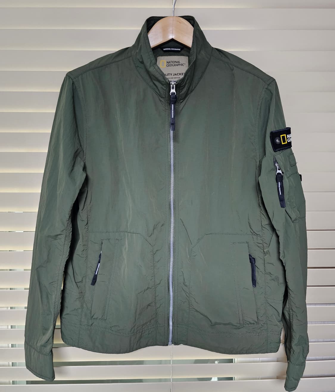 내셔널지오그래픽 유틸리티 자켓 카키색 L(100) 상품이미지1