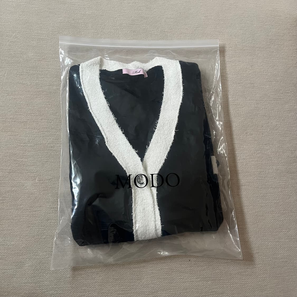 [새상품] 샵모도 modo 블랙 리본 가디건  상품이미지5