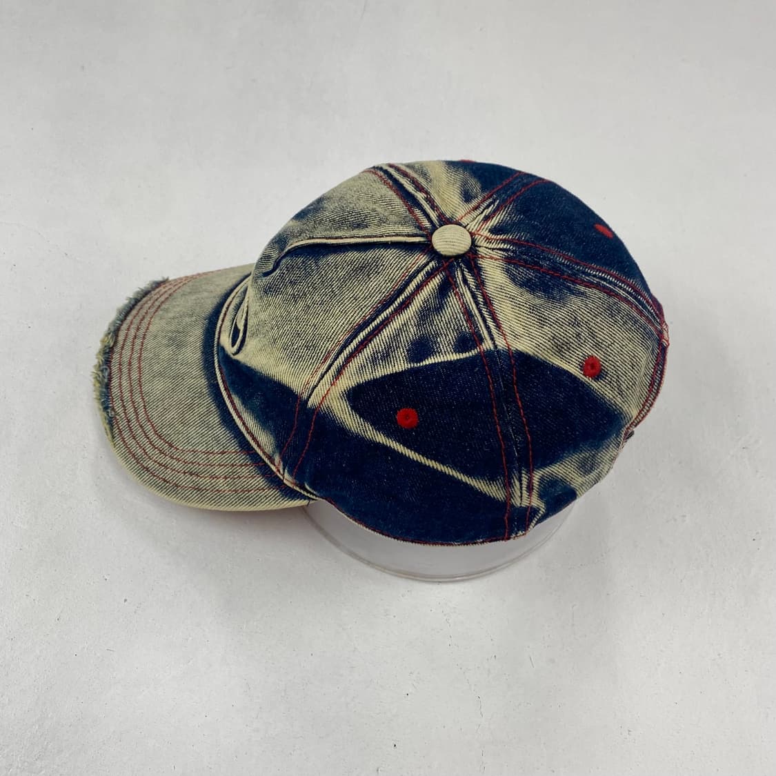 디젤 세이몬 디스트레스드 데님 베이스볼 캡 상품이미지6