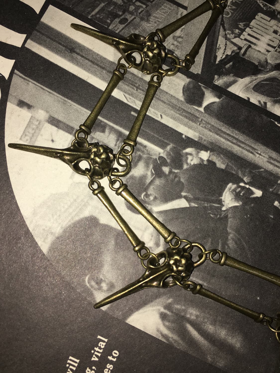 No. 52 / 난리나버린 악마인지 새인지 펑크 목걸이 상품이미지4