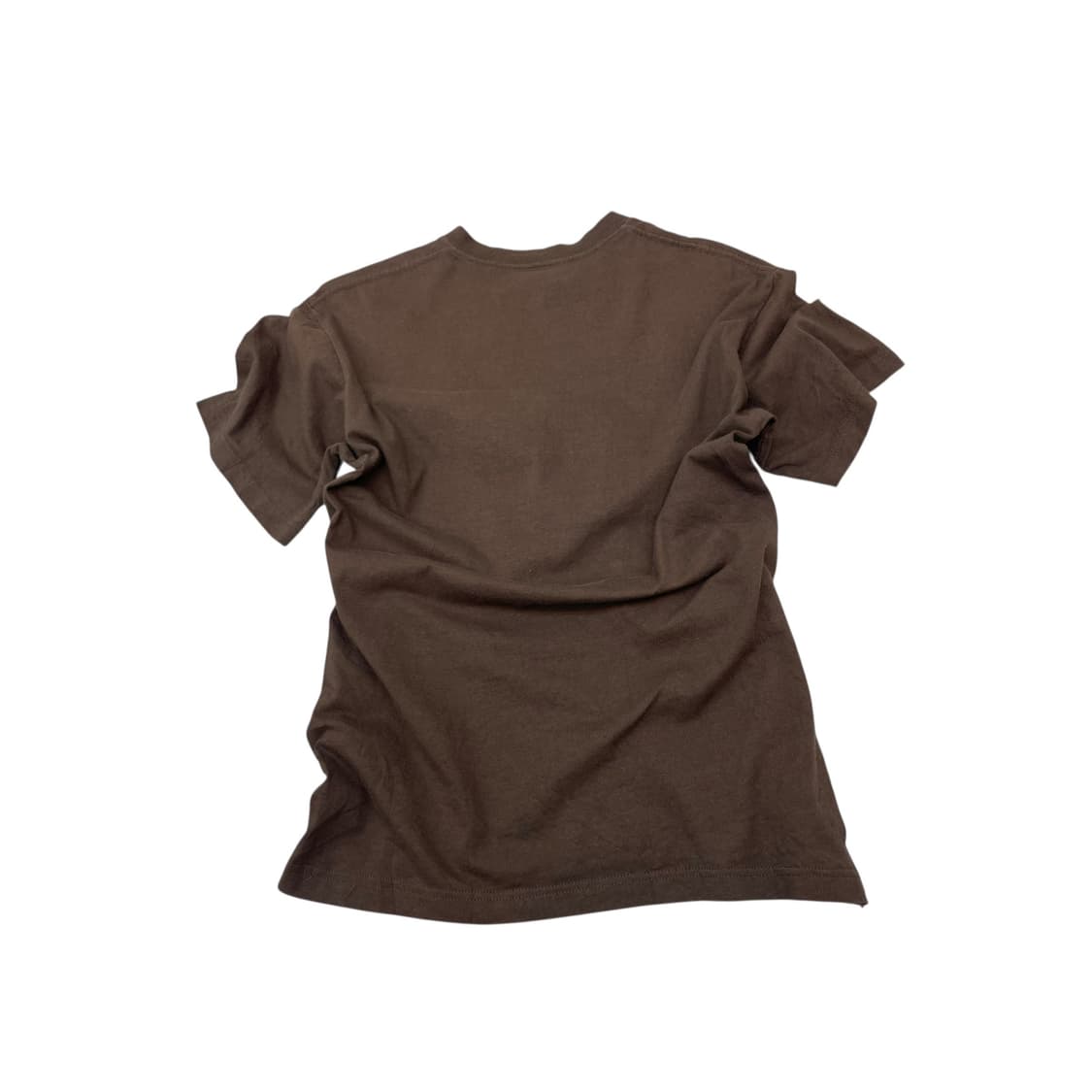 Stussy brown logo t shirt  상품이미지2