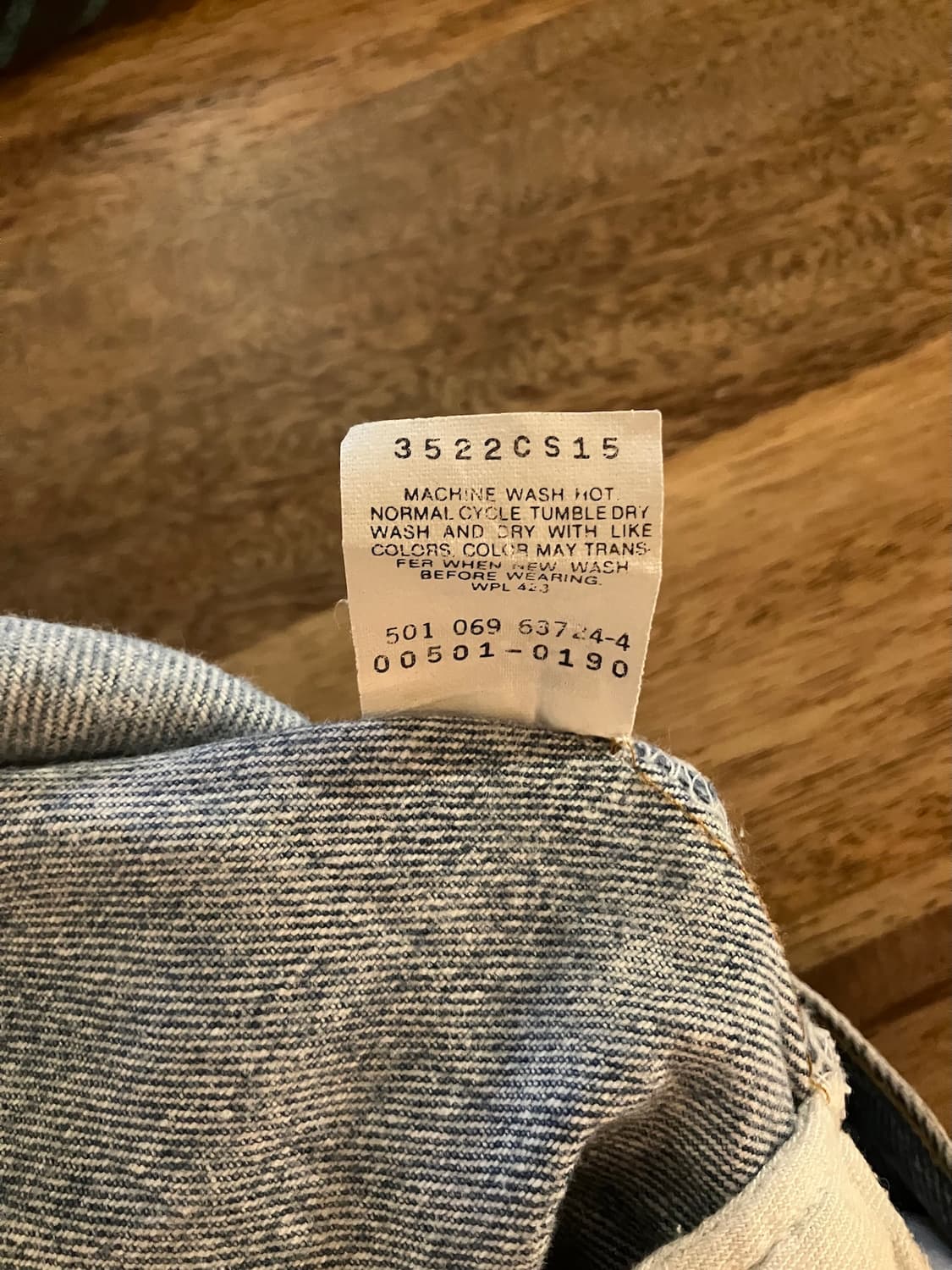 80s USA 빈티지 리바이스 501 데님 팬츠 상품이미지10