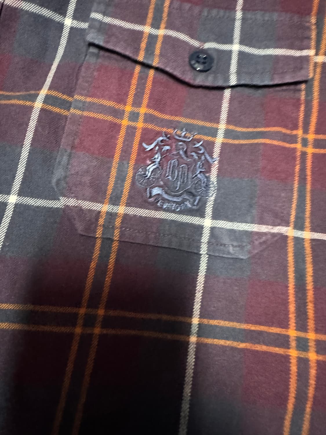 빈폴 beanpole 방패 로고 슬림핏 체크 셔츠 XL 상품이미지2