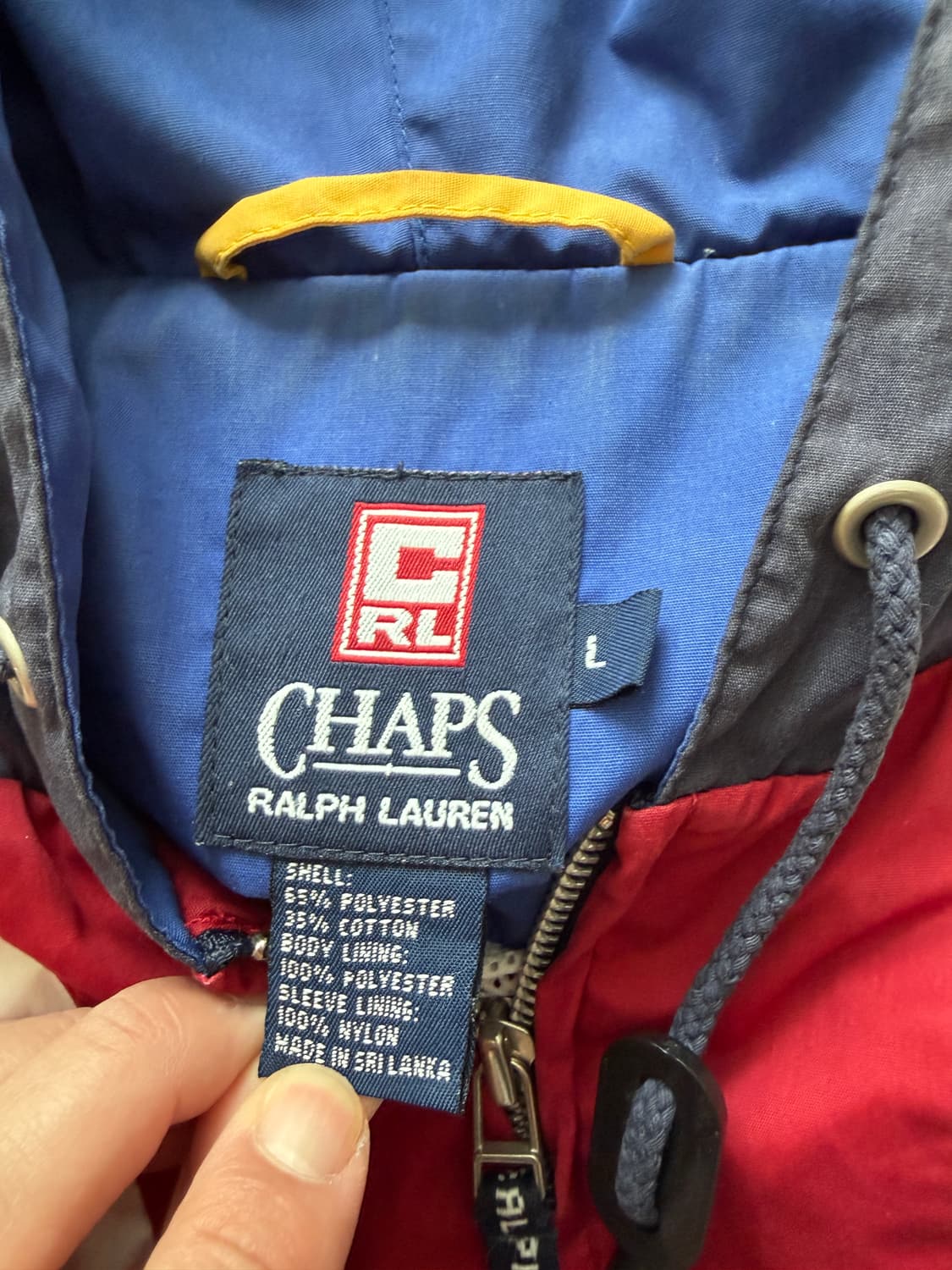 90s 폴로 챕스 랄프로렌 올드스쿨 빈티지 후드집업 상품이미지5