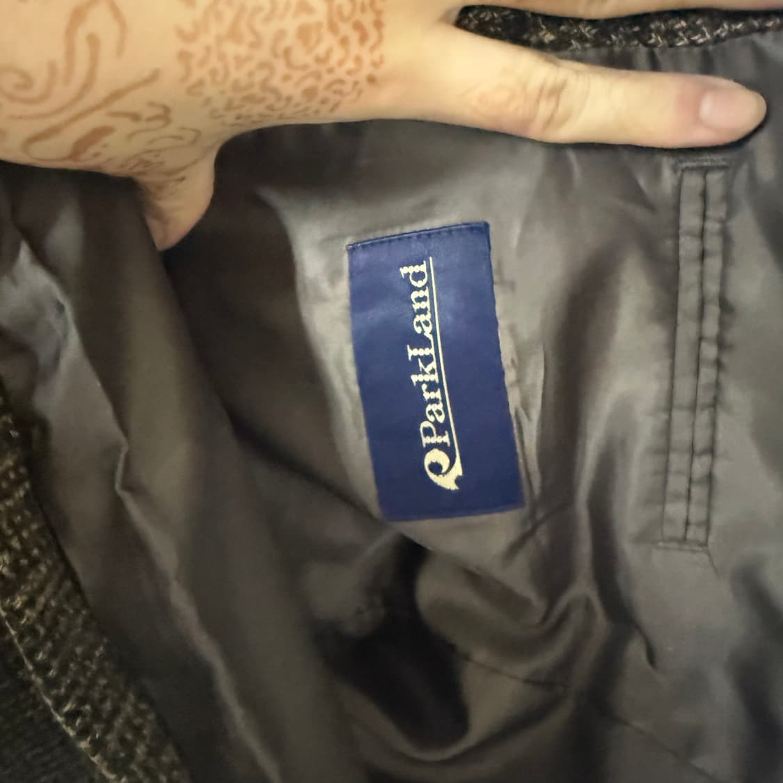 파크랜드 체크 블레이저자켓M 상품이미지4