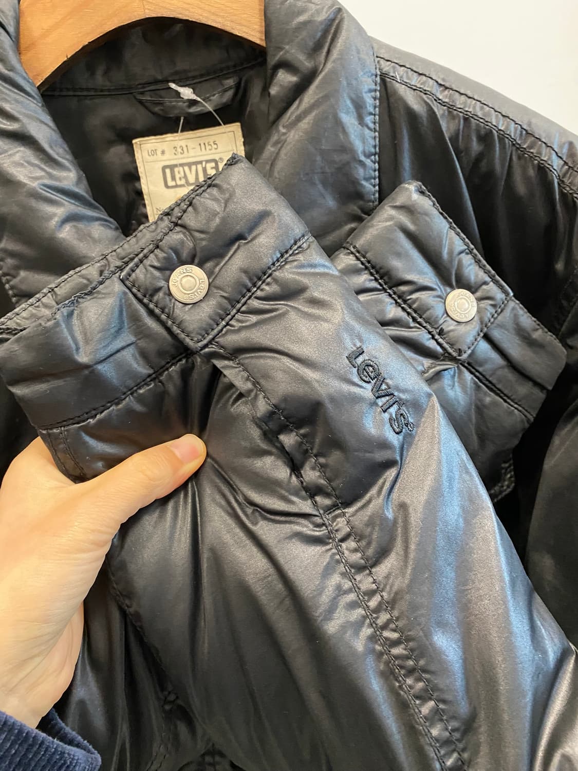 리바이스 덕다운 패딩 셔츠 자켓 상품이미지5