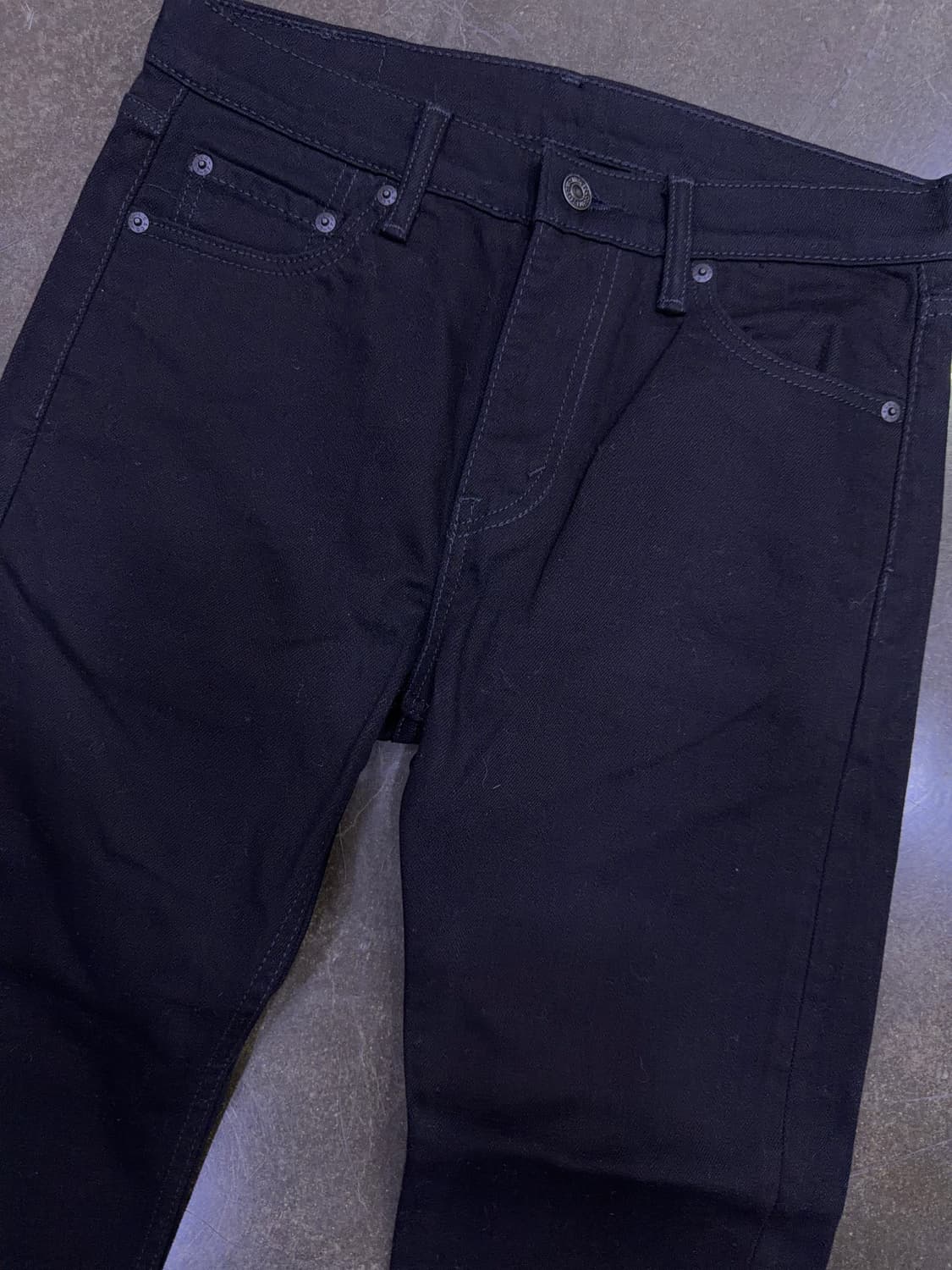 리바이스 슬림 스키니핏 블랙진 블랙 데님팬츠 30 상품이미지3