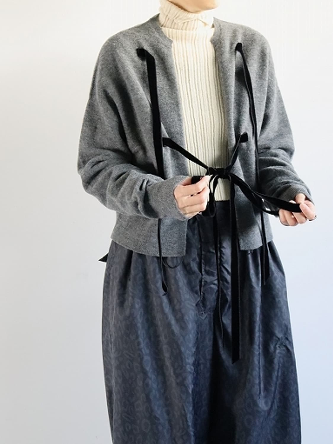 Rhodolirion Boiled Wool Knit Cardigan 상품이미지5