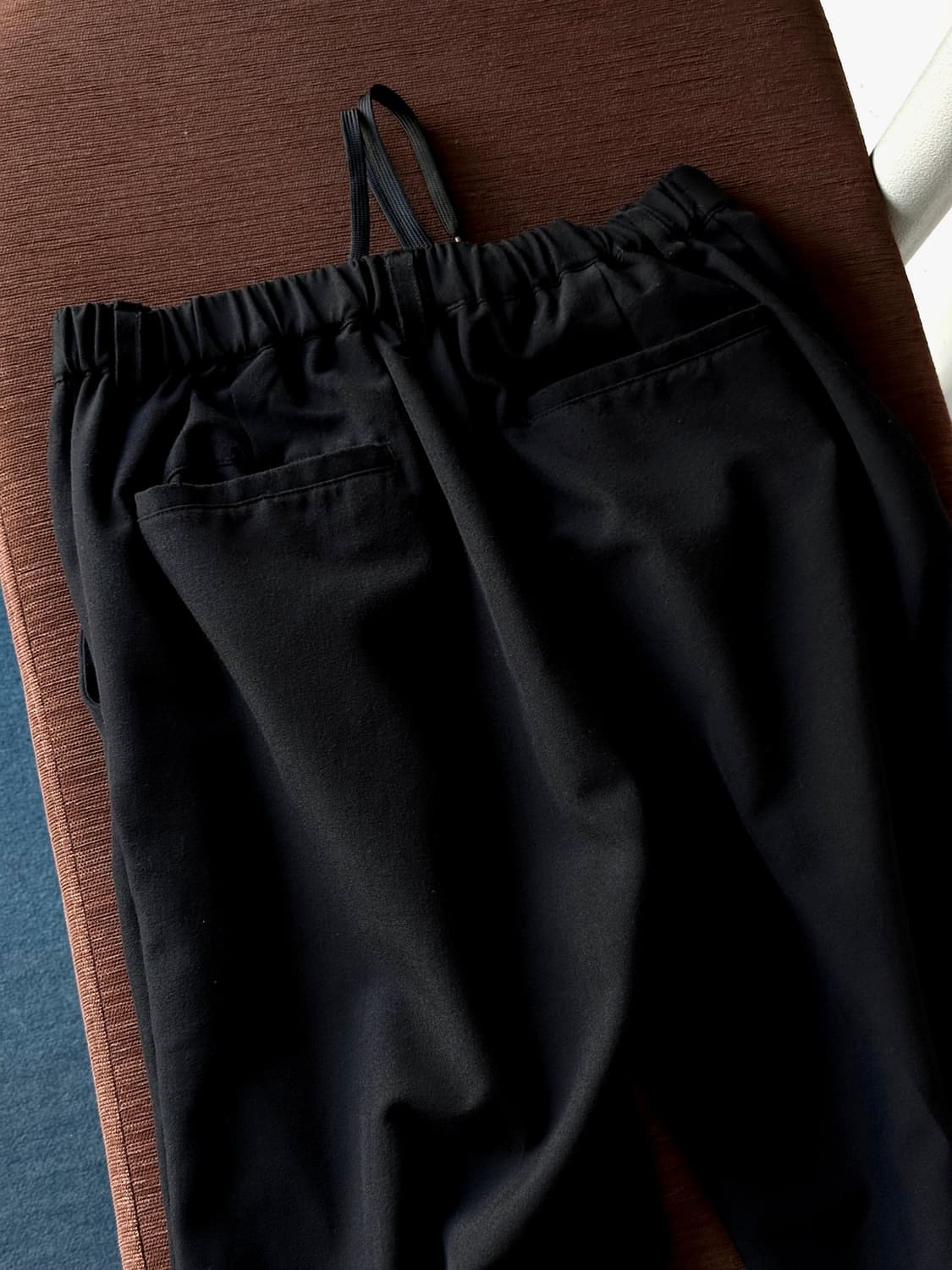 Poly rayon 2 tuck wide straight easy tro 상품이미지3